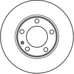 TRW DF2553 Bremsscheibe TRW DF2553 Bremsscheibe