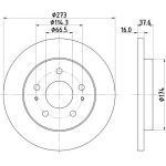 Hella 8DD 355 111-971 Bremsscheibe Hella 8DD 355 111-971 Bremsscheibe