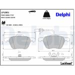 Delphi LP1801 Bremsbelagsatz, Scheibenbremse Delphi LP1801 Bremsbelagsatz, Scheibenbremse