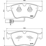 Bremsbelagsatz, Scheibenbremse 8DB 355 020-441 Bremsbelagsatz, Scheibenbremse 8DB 355 020-441
