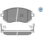 Bremsbelagsatz, Scheibenbremse 025 238 6517/PD Bremsbelagsatz, Scheibenbremse 025 238 6517/PD