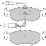 Valeo 598422 Bremsbelagsatz, Scheibenbremse