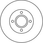 Bremsscheibe DF4036