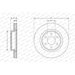 Bremsscheibe DDF3061C
