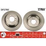Bremsscheibe DF2783 Bremsscheibe DF2783