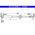 Bremsschlauch 24.5112-0402.3 Bremsschlauch 24.5112-0402.3