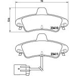 Brembo P 24 038 Bremsbelagsatz, Scheibenbremse PRIME LINE Brembo P 24 038 Bremsbelagsatz, Scheibenbremse PRIME LINE