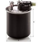 MANN-FILTER WK 820/14 Kraftstofffilter Leitungsfilter, 10mm, 8mm MANN-FILTER WK 820/14 Kraftstofffilter Leitungsfilter, 10mm, 8mm