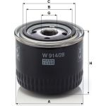 Ölfilter W 914/28