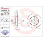 Bremsscheibe 09.B523.10 Bremsscheibe 09.B523.10