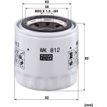 Kraftstofffilter WK 812 Kraftstofffilter WK 812