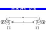 ATE 24.5247-0190.3 Bremsschlauch ATE 24.5247-0190.3 Bremsschlauch