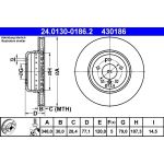 Bremsscheibe 24.0130-0186.2