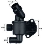 Thermostat, Kühlmittel TI 34 87