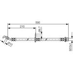 BOSCH 1 987 481 379 Bremsschlauch BOSCH 1 987 481 379 Bremsschlauch