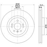 Bremsscheibe 8DD 355 126-301 Bremsscheibe 8DD 355 126-301