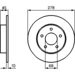 Bremsscheibe 0 986 479 B64 Bremsscheibe 0 986 479 B64