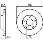 Bremsscheibe 0 986 479 C68 Bremsscheibe 0 986 479 C68