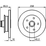 Bremsscheibe 0 986 478 224 Bremsscheibe 0 986 478 224
