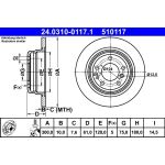Bremsscheibe 24.0310-0117.1