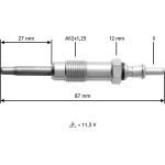 Glühkerze 345151 Glühkerze 345151