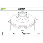 Bremsscheibe 672931