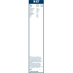 BOSCH N 67 Scheibenwischer Twin 3 397 011 937