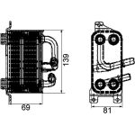 Ölkühler, Motoröl CLC 66 000P