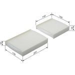 BOSCH 1 987 432 136 Innenraumfilter BOSCH 1 987 432 136 Innenraumfilter