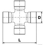 Gelenk, Längswelle J2921005 Gelenk, Längswelle J2921005
