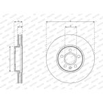 Bremsscheibe DDF2888C