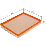 BOSCH F 026 400 356 Luftfilter BOSCH F 026 400 356 Luftfilter