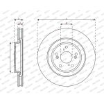 Ferodo DDF3069C Bremsscheibe PREMIER
