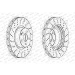 Ferodo DDF1248C-1 Bremsscheibe PREMIER Coat+ disc Ferodo DDF1248C-1 Bremsscheibe PREMIER Coat+ disc