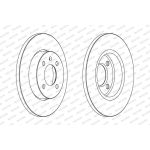 Ferodo DDF205C Bremsscheibe PREMIER Coat+ disc Ferodo DDF205C Bremsscheibe PREMIER Coat+ disc