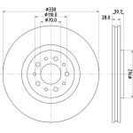 Bremsscheibe 8DD 355 118-751