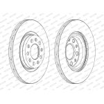 Ferodo DDF1456C Bremsscheibe PREMIER