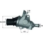 Thermostat, Kühlmittel TI 167 88