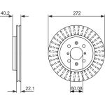 BOSCH 0 986 479 789 Bremsscheibe
