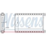 Wärmetauscher, Innenraumheizung 70523 Wärmetauscher, Innenraumheizung 70523