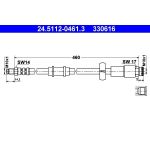 ATE 24.5112-0461.3 Bremsschlauch ATE 24.5112-0461.3 Bremsschlauch
