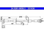 ATE 24.5281-0658.3 Bremsschlauch