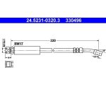 ATE 24.5231-0320.3 Bremsschlauch ATE 24.5231-0320.3 Bremsschlauch
