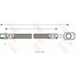 TRW PHD350 Bremsschlauch