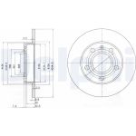 Delphi BG2753 Bremsscheibe
