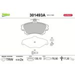 Valeo 301493A Bremsbelagsatz, Scheibenbremse EXPERT Valeo 301493A Bremsbelagsatz, Scheibenbremse EXPERT