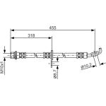 BOSCH 1 987 476 727 Bremsschlauch BOSCH 1 987 476 727 Bremsschlauch