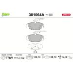 Valeo 301064A Bremsbelagsatz, Scheibenbremse EXPERT Valeo 301064A Bremsbelagsatz, Scheibenbremse EXPERT