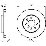 Bremsscheibe 0 986 479 B23