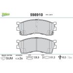 Valeo 598910 Bremsbelagsatz, Scheibenbremse Valeo 598910 Bremsbelagsatz, Scheibenbremse